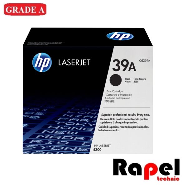 کارتریج وارداتی HP 39A (گارانتی دار و قابل شارژ مجدد)