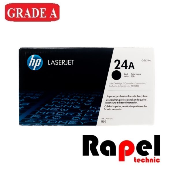 کارتریج وارداتی HP 24A (گارانتی دار و قابل شارژ مجدد)