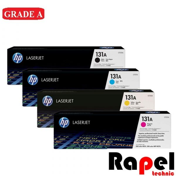 ست کارتریج وارداتی  HP 131A (گارانتی دار و قابل شارژ مجدد)