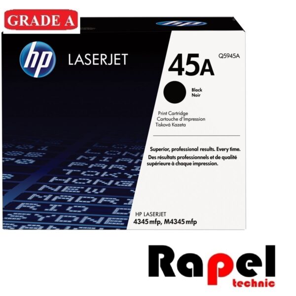 کارتریج وارداتی HP 45A (گارانتی دار و قابل شارژ مجدد)